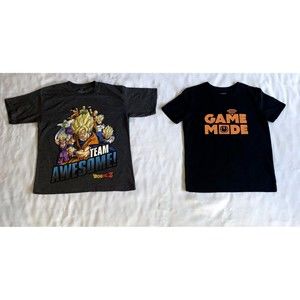 DragonBall Z and Game Mode T-shirts - boys size medium